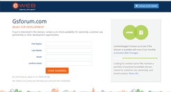 Desktop Screenshot of gsforum.com